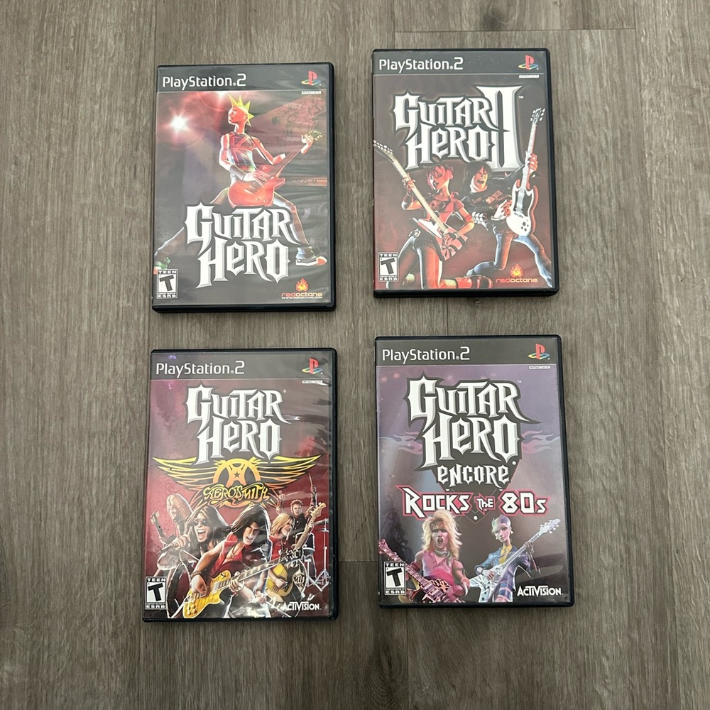 PlayStation Guitar Hero Games